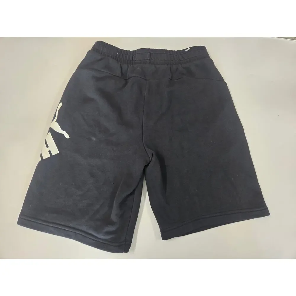PUMA Big Logo Athletic Shorts Puma Black Mens Small MD10